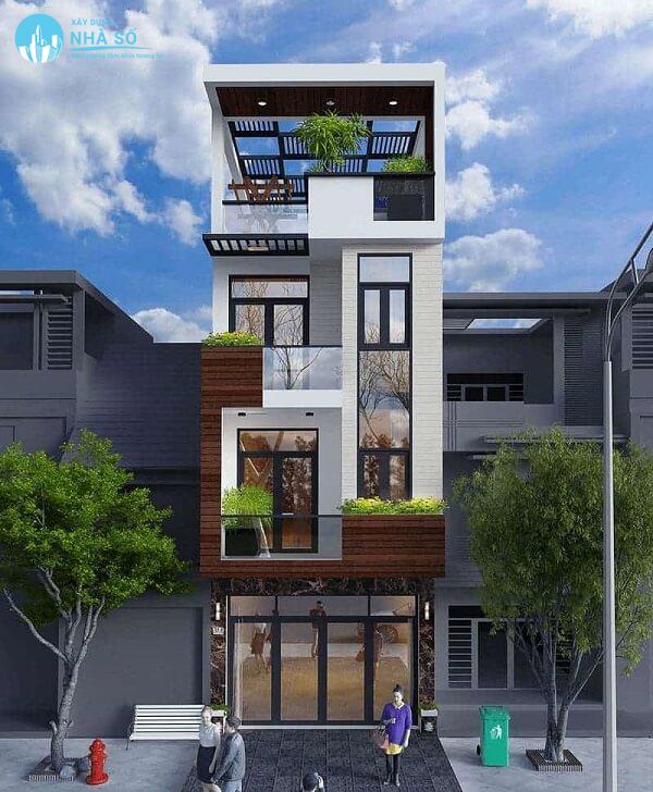 Mẫu nhà phố 5x20 chi phí rẻ cũng như hợp lý nhất