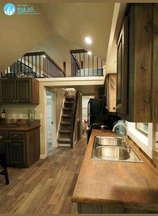 Mẫu nhà cấp 4 có gác lửng 8x12 thịnh hành