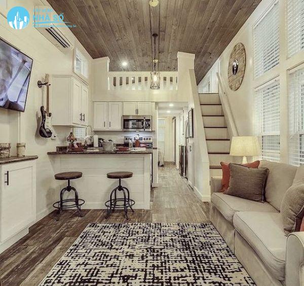 Mẫu nhà cấp 4 gác lửng 500 triệu đơn giản