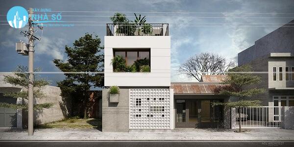 Mẫu nhà phố 2 tầng 5×15 cao cấp và phong cách