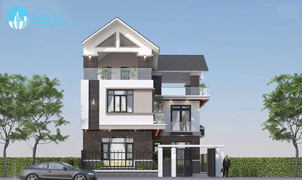 Mẫu biệt thự chữ L bắt mắt