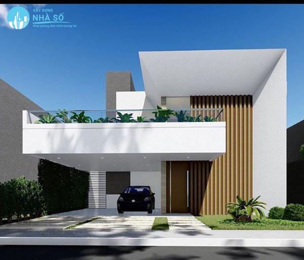 Mẫu biệt thự mini 2 tầng đẹp