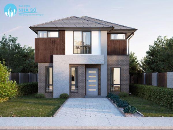 Biệt thự mini 2 tầng 100m2 đẹp