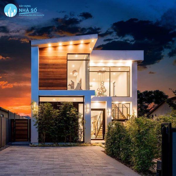 Biệt thự mini 2 tầng 100m2 ấn tượng