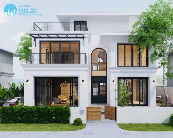 Mẫu biệt thự mini 2 tầng cao cấp