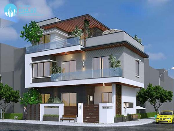 Biệt thự mini 2 tầng 80m2 đẹp