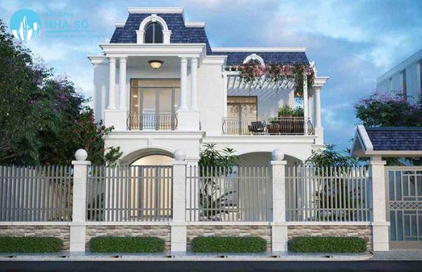 Biệt thự mini 2 tầng 80m2 đơn giản