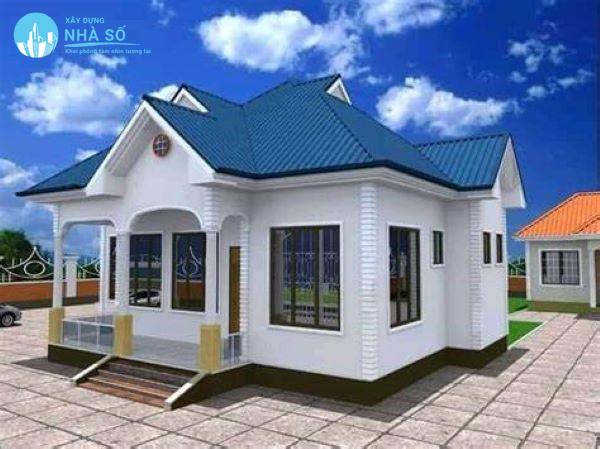 Mẫu biệt thự mini cấp 4 đơn giản