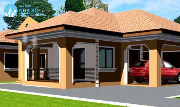 Mẫu biệt thự mini cấp 4 mộc mạc