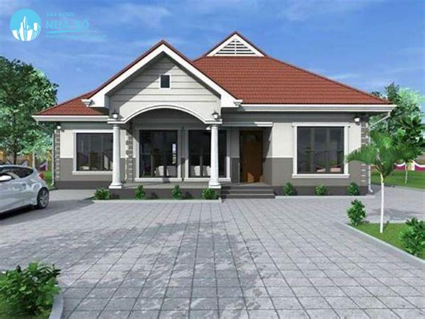 Mẫu biệt thự nhà vườn 1 tầng đẹp