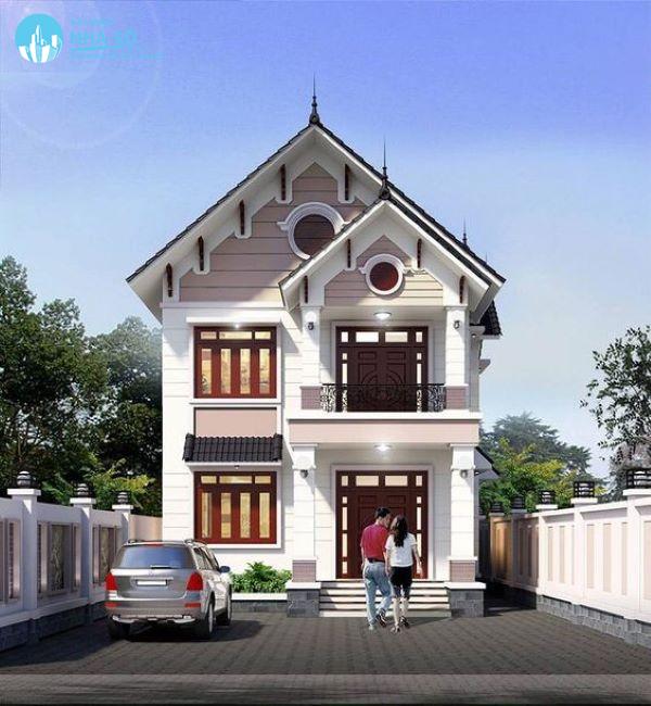 Mẫu biệt thự nhà vườn 2 tầng tiện nghi