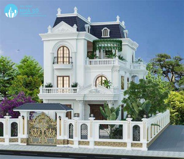 Mẫu biệt thự Pháp cổ điển