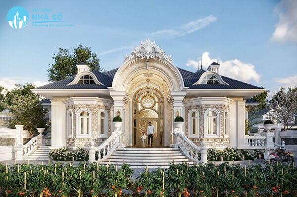 Mẫu Biệt Thự Tân Cố Điển 1 Tầng thượng hạng