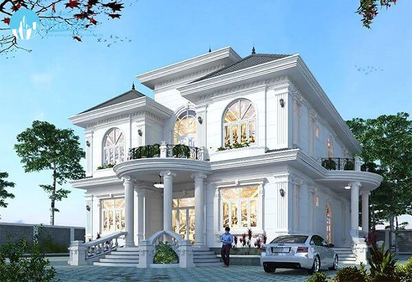 Mẫu Biệt Thự Tân Cố Điển 1 Tầng trang trọng