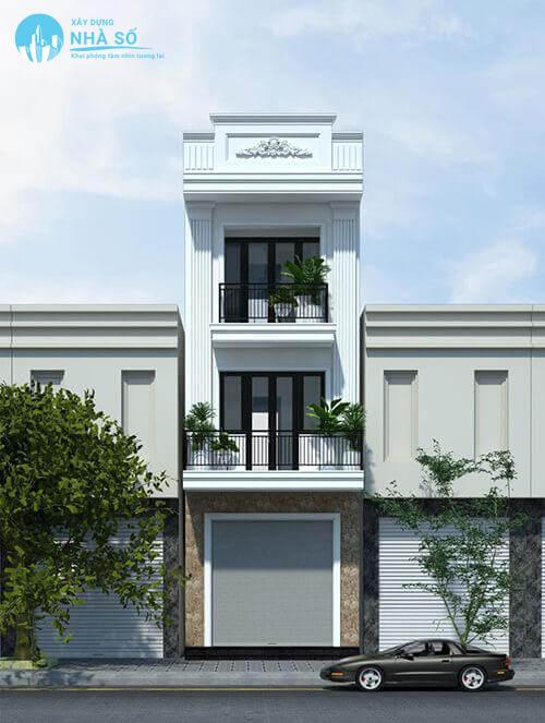 Mẫu nhà phố cổ điển tinh tế