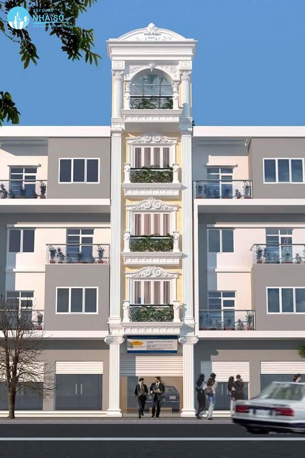 Mẫu nhà phố cổ điển mới mẻ