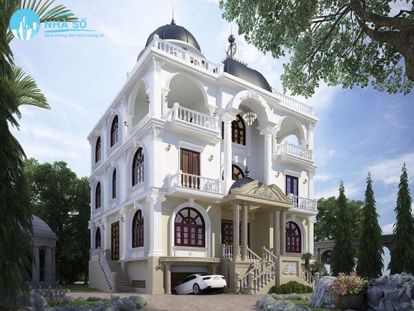 Mẫu biệt thự 5 tầng sang trọng