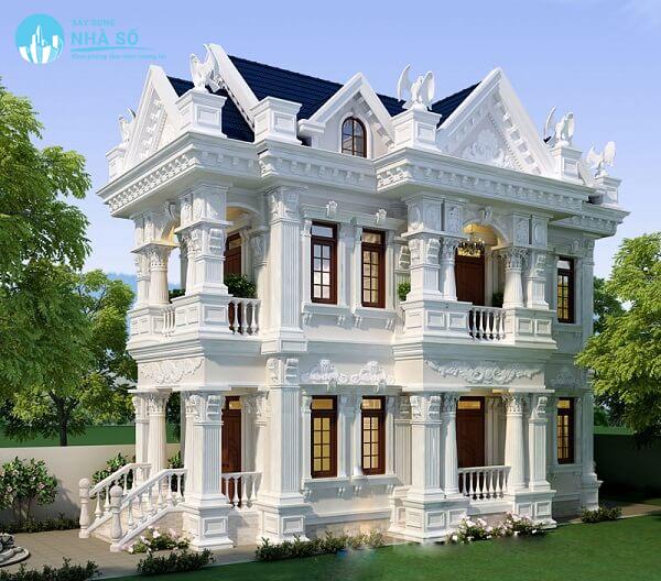 Mẫu biệt thự cổ điển phong cách và đẹp
