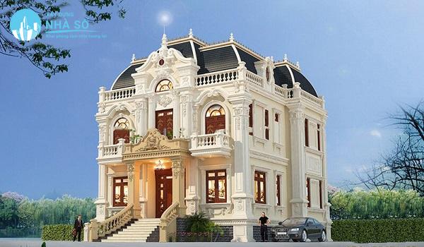 Mẫu biệt thự Pháp cổ điển và đẹp