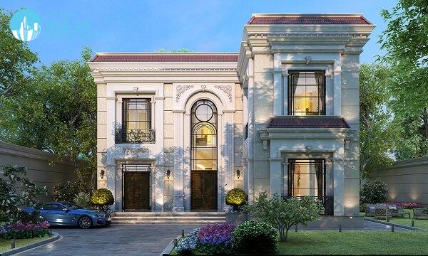 Mẫu biệt thự chữ L đẹp và tiện nghi