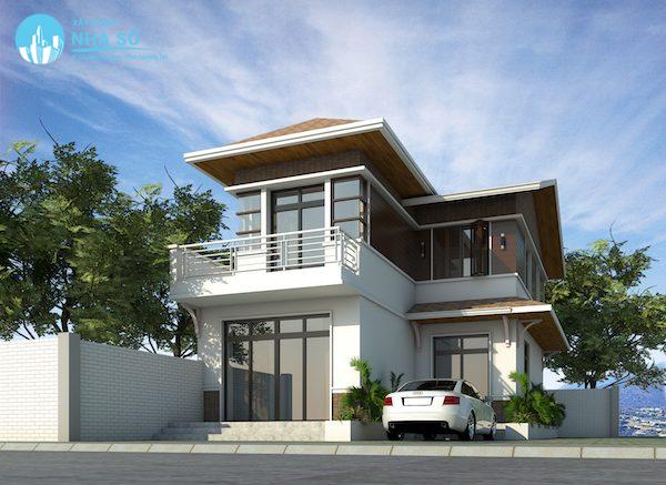 Mẫu biệt thự chữ L sang trọng và đẹp