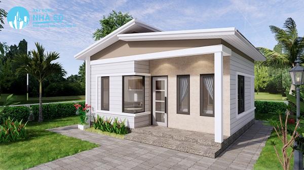 Mẫu nhà cấp 4 7x15 đẹp