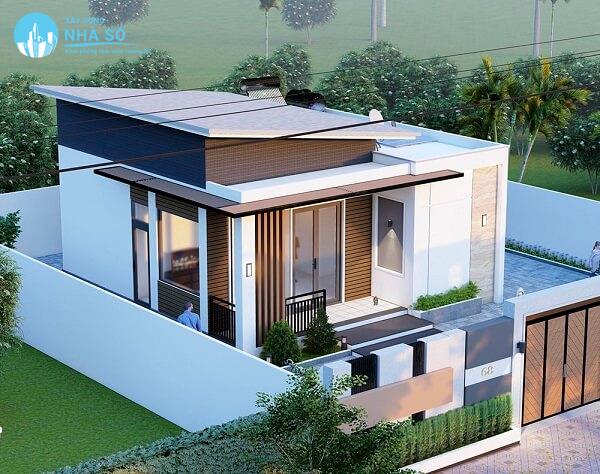 Mẫu nhà cấp 4 7x15 tiết kiệm diện tích