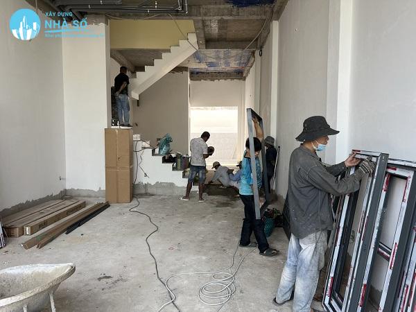 Xây dựng và hoàn thiện nhà phố 4 tầng tại Quận Tân Phú