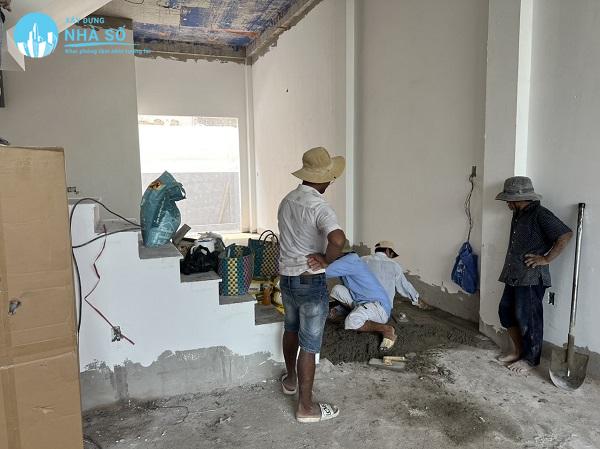 Xây dựng và hoàn thiện nhà phố 4 tầng tại Quận Tân Phú