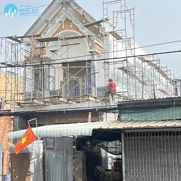 xây nhà phố mặt tiền tại Quận Bình Tân