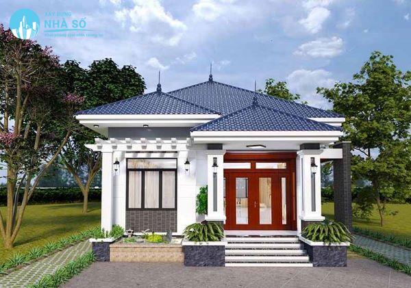 Mái Nhật nhà cấp 4 đơn giản