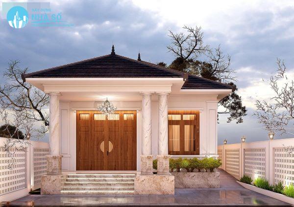 Mái Nhật nhà cấp 4 tone trầm