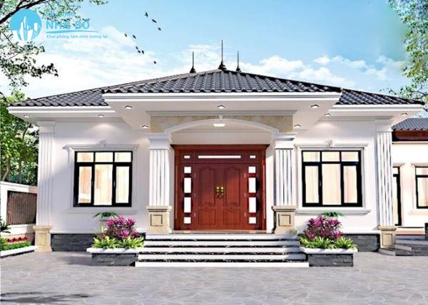Mái Nhật nhà cấp 4 tươi sáng