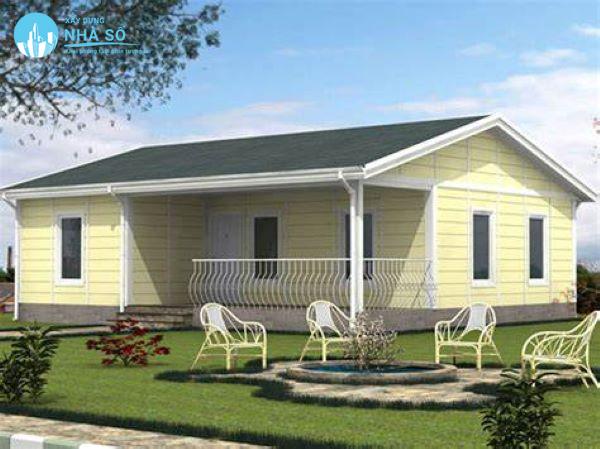 Mái tôn nhà cấp 4 đẹp tươi sáng