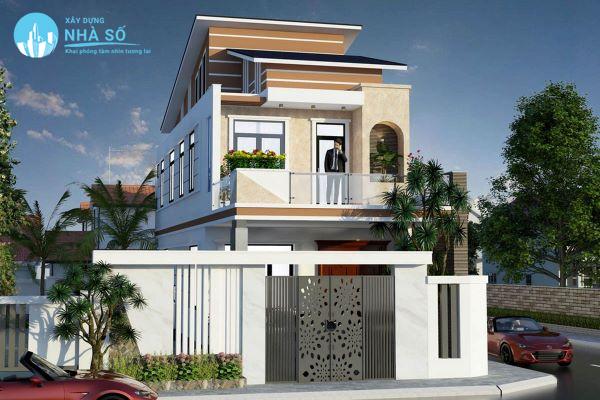 Mái lệch nhà ống bắt mắt