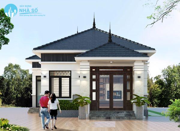 Mái Nhật nhà ống đơn giản