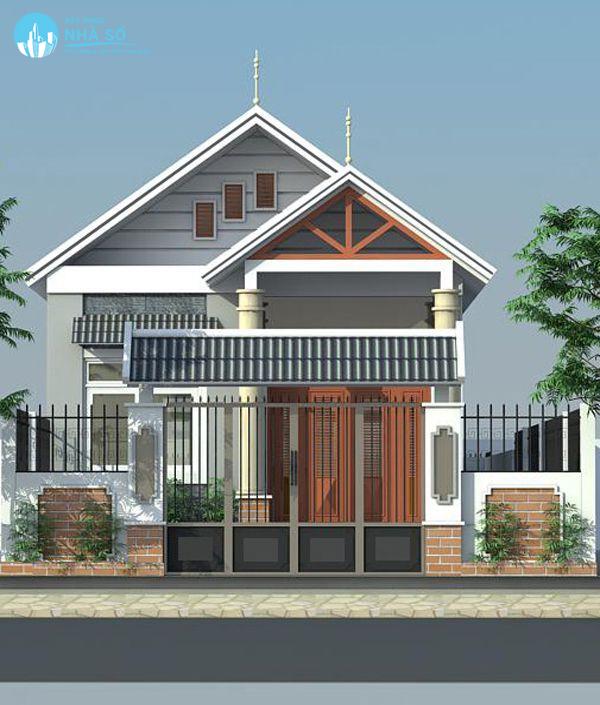 Mái Thái nhà ống đơn giản
