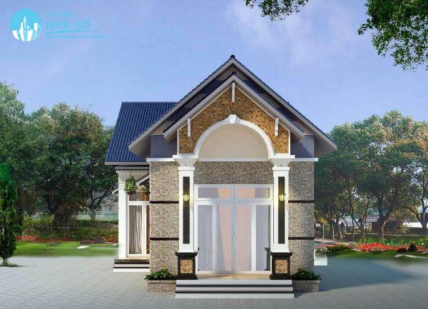Mái thái có hình dáng đẹp mắt, sang trọng, tạo nên tổng thể hài hòa cho ngôi nhà