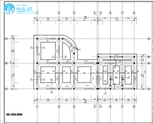 Tiêu chuẩn của nhà 2 tầng móng băng