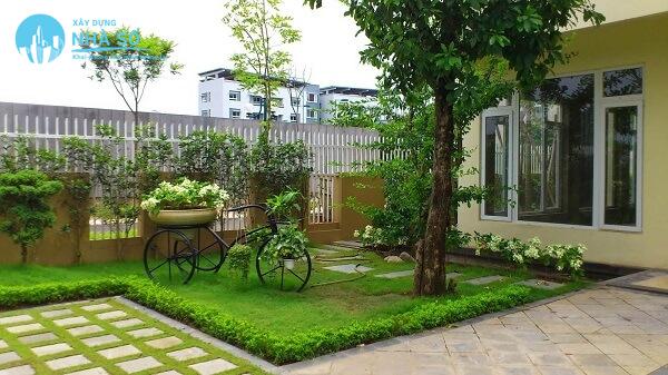 Cách bố trí cây sân vườn hợp lý