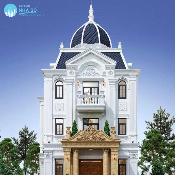 Mẫu nhà mái vòm nhà phố