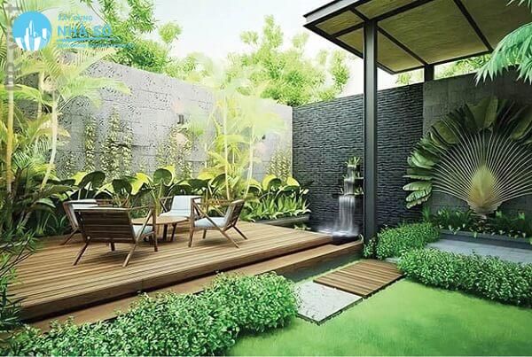 Mâu thiết kế sân vườn đẹp