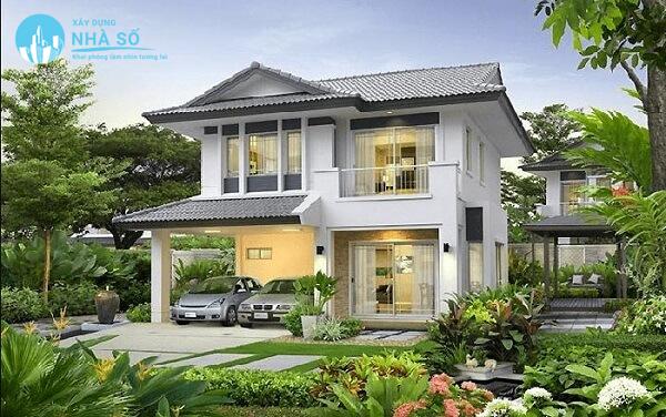 Thiết kế sân vườn biệt thự hiện đại vào sang trọng