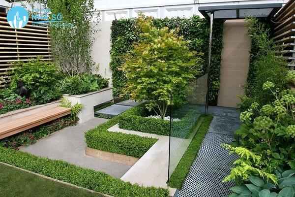 Thiết kế sân vườn mini nhà cấp 4 đẹp và hiện đại