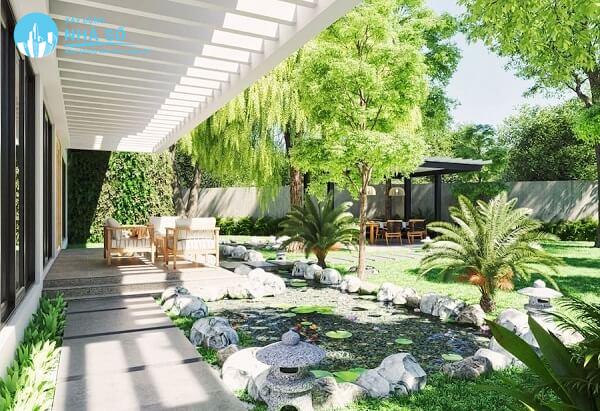 Các yếu tố khi thiết kế sân vườn nhà cấp 4