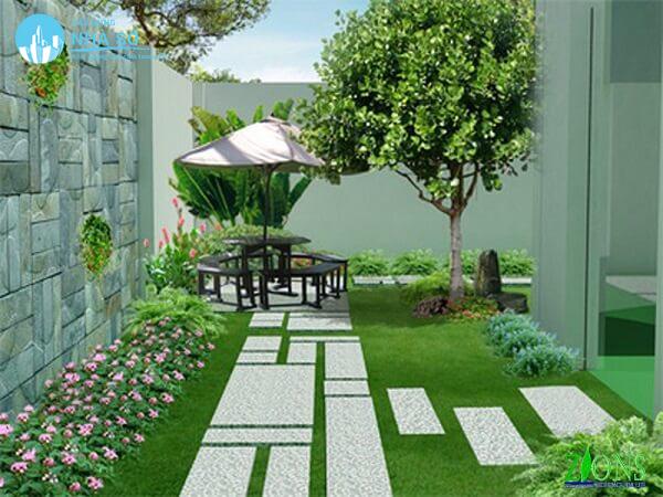 Đặc điểm thiết kế sân vườn nhà phố