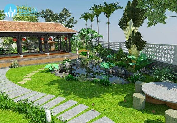 Thiết kế sân vườn nông thông là gì