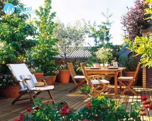Các yếu tố khi làm sân vườn sân thượng là gì
