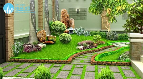 Thiết kế thi công sân vườn đẹp và độc đáo cho ngôi nhà