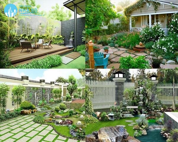 4 mẫu thiết kế thi công sân vườn ấn tượng